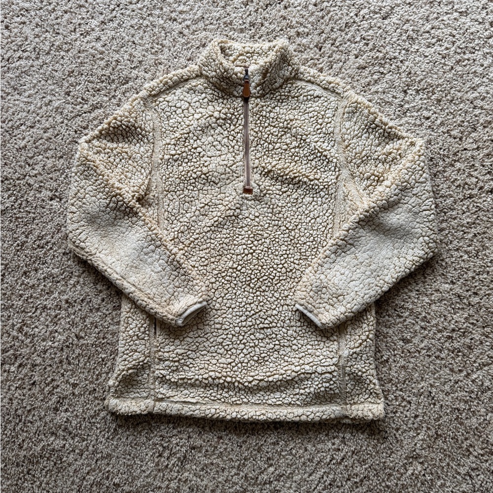 Pink Lily Caramel Sherpa Quarter-Zip